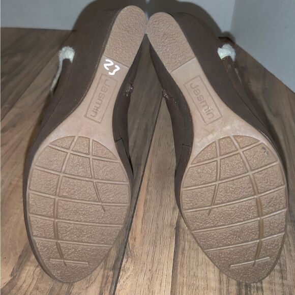 JASMIN Women's JSHEP Cognac Faux Leather Boots Size: 6M. - Picture 8 of 8